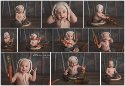 Bulky Bunny Bonnet {Sitter}