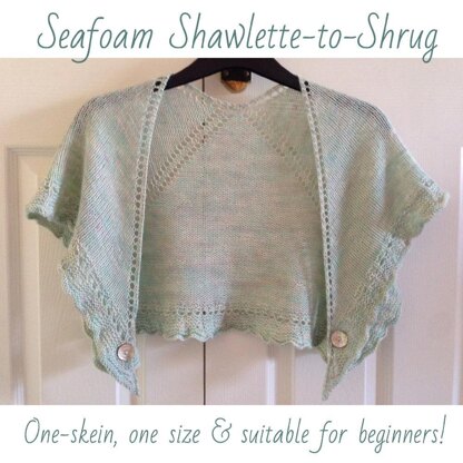 Seafoam Shawlette-to-shrug