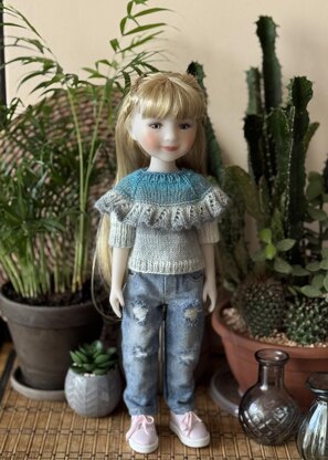 Pullover Butterfly for Ruby Red Doll