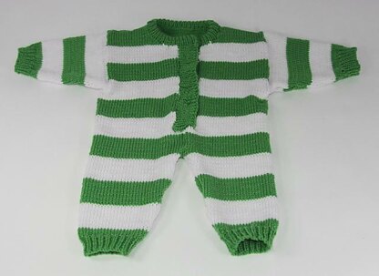 Baby Simple Big Stripe Onesie