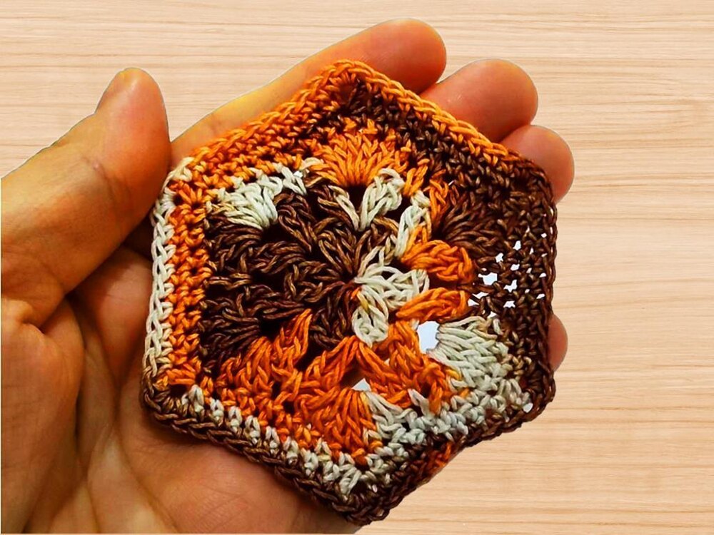 Hexagon Motif Crochet Pattern