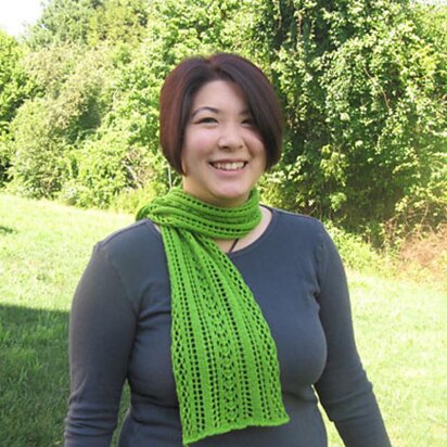 Learn It, Love It, Knit Lace Scarf - Pattern Only