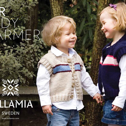 Cissi Swing Coat - Coat Knitting Pattern For Girls in MillaMia Naturally  Soft Merino