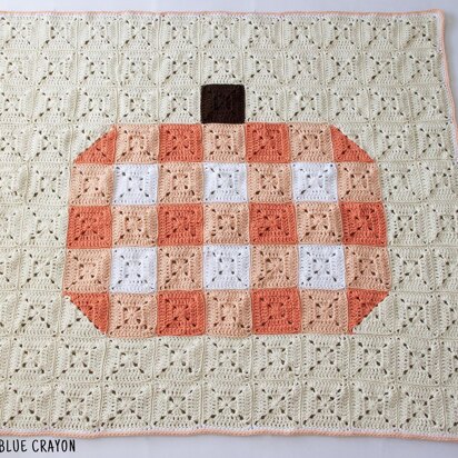 Gingham Pumpkin Blanket