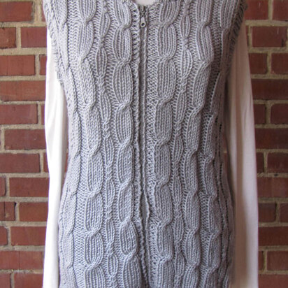 Vest in Universal Yarn Uptown Worsted - knitting pattern