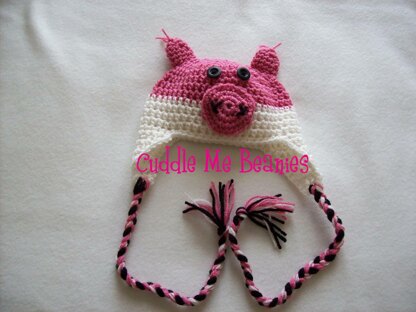 Piggy Ear Flap Beanie