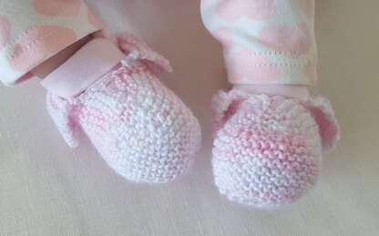 Jessica - 4ply baby shoes or slippers