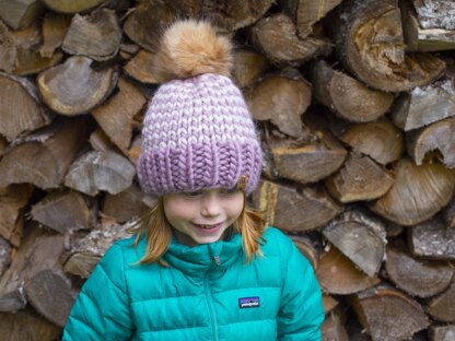 Chunky Pinstripe Wool Hat