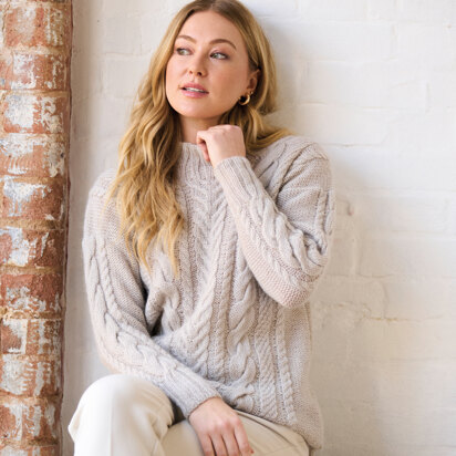 Glacier Sweater  in Rowan Kid Classic - Downloadable PDF