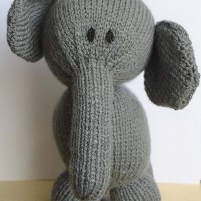 Elephant Soft Toy - knitting pattern