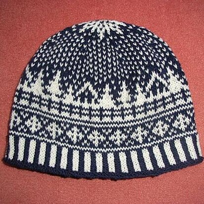 Winter beanie - knitting pattern