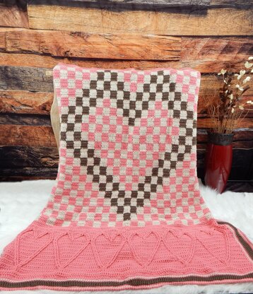 Checkmate Heart Throw