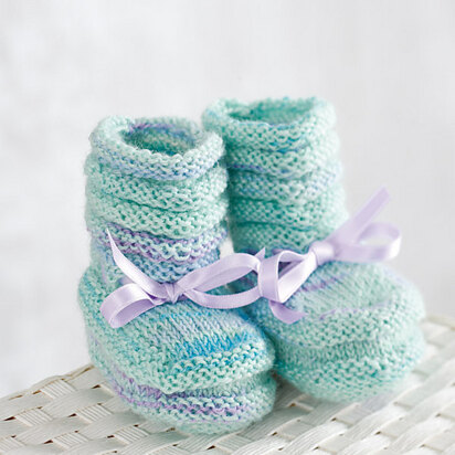 Babie Booties in My First Regia 4 Ply - R0123 - Downloadable PDF