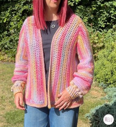 Solid Flexi Hexi Longline Cardi