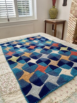 Twinkle Stars Afghan