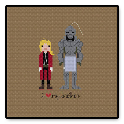 The Elric Brothers - PDF Cross Stitch Pattern