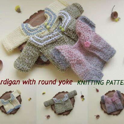 Cardigan for Doll or Toy