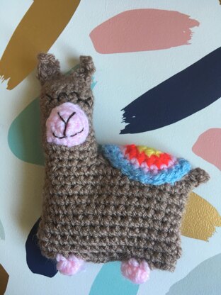 Llama brooch