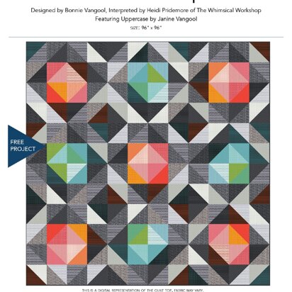 Windham Fabrics Here and There Squares - Downloadable PDF