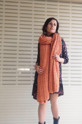 Lavedita oversized knit scarf