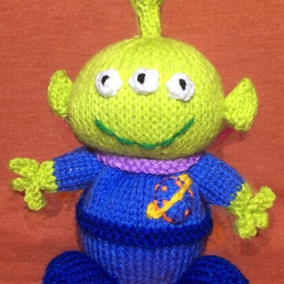 Toy Story Alien - knitting pattern