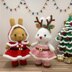 Dress-up Bunny Amigurumi Reindeer Dress set pattern