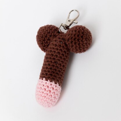 Made with Love, Sex Education Penis Keyring - Crochet Pattern in Paintbox Yarns Cotton DK