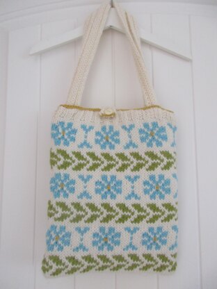 Flower Fairisle Bag