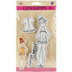 Prima Marketing Julie Nutting Mixed Media Cling Rubber Stamp - Lila