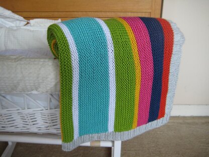 Stripy Bright Blanket