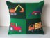 Diggers Cushion Cover