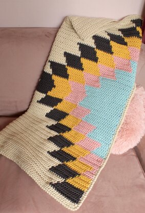 Sunrise Crochet Blanket