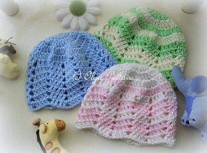 Ripple Baby Beanie