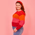 Cheerful Cable Jumper - Free Jumper Crochet Pattern For Women in Paintbox Yarns Cotton Aran by Paintbox Yarns