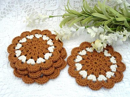 Crochet Pattern Doilies Home Decor Crochet Coaster