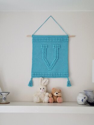 Letter V Wallhanging