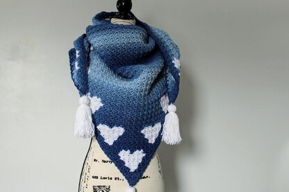 Soaring Hearts Shawl