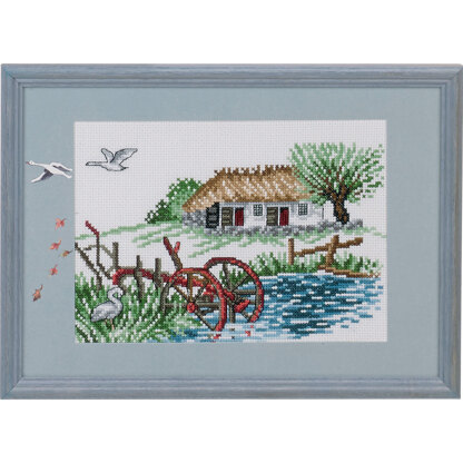 Permin Plow Cross Stitch Kit