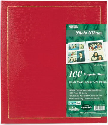Pioneer Magnetic Page Photo Album 10"X11.5" - 100 Pages
