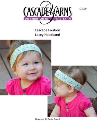 Cascade Yarns DK214 Fixation Lacey Headband (Free)