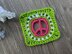 Peace Sign Granny Square