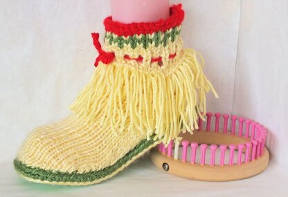 Red Tulip Moccasins