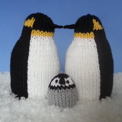 Emperor Penguins - knitting pattern