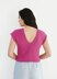 "Silvia Top" - Top Knitting Pattern For Women in Debbie Bliss Sita