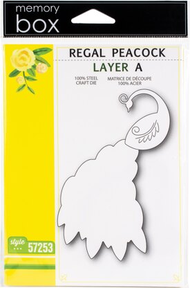 Memory Box Birch Press Designs Dies - Regal Peacock Layer Set