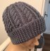 Easy Cable Beanie Hat Ladies Mens Unisex