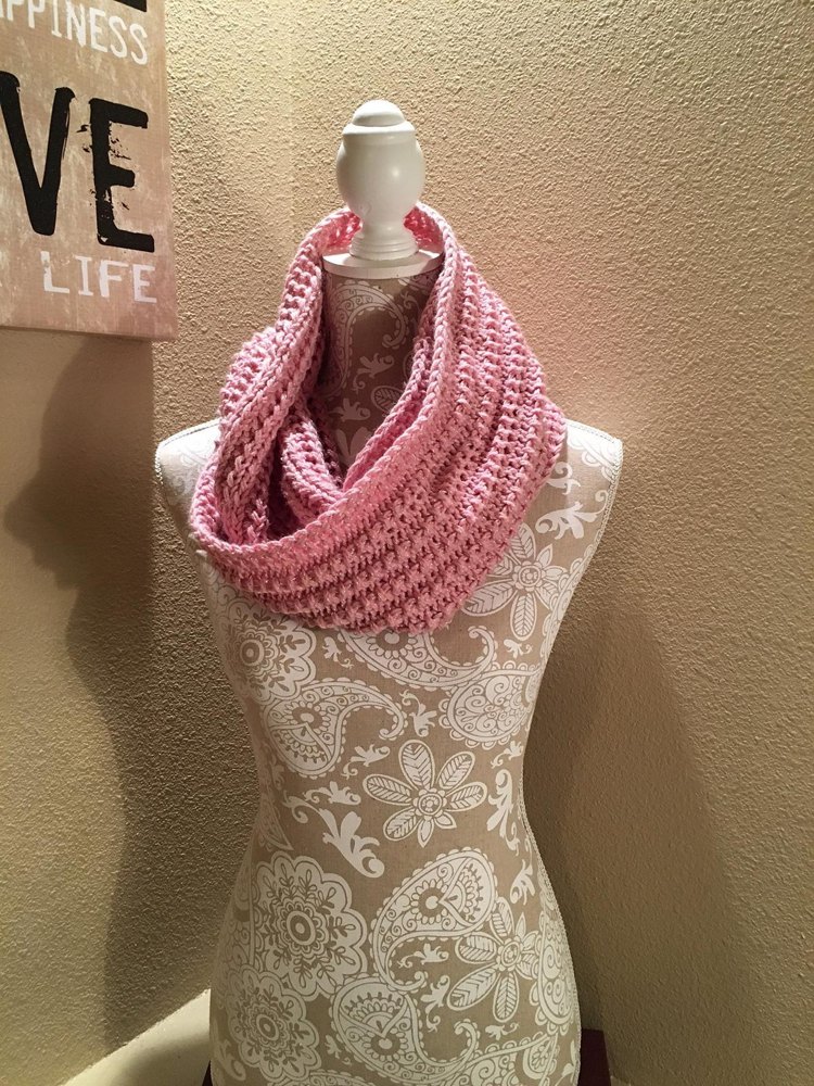 Cozy and Stylish Infinity Loom Knit Scarf