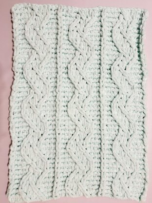 Wavy Track Blanket Pattern