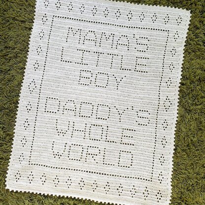 Mama's little boy blanket