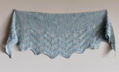 Tumbling Waves Shawl